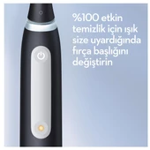 Oral-B iO 4 Şarjlı Diş Fırçası Seti 2'li - Mat Siyah / Beyaz - 5