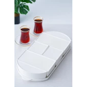 Acar 420 Bianco Perla 6 lı Oval Kahvaltılık - 6