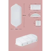 Acar 420 Bianco Perla 6 lı Oval Kahvaltılık - 8