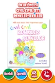 Okul Öncesi Cıvıl Cıvıl Seti Renkler ve Şekiller - 2