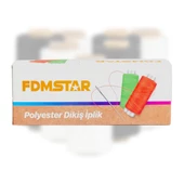 Fdmstar 120 No Siyah-Beyaz Dikiş İpliği 10 lu - Küçük Boy (250-300m) - 5