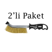 Brio Profesyonel Tel Fırça 2'li Paket - 1