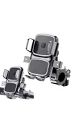 Bisiklet Motosiklet ve Scooter için Dikiz Aynası Uyumlu Telefon Tutucu 360 Derece Dönebilen ZR658 thumbnail 3
