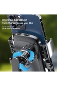 Bisiklet Motosiklet ve Scooter için Dikiz Aynası Uyumlu Telefon Tutucu 360 Derece Dönebilen ZR658 thumbnail 4