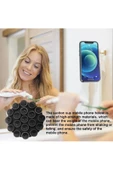 Yuvarlak Vantuzlu Telefon Tutucu Taşınabilir Silikon Yumuşak Telefon Standı Geniş Kullanım Alanı - 4