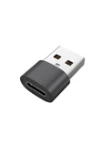 USB 2.0 to Type-C adaptörü USB Erkek Tip-c Dişi USB A to USB C Dönüştürücü RT8-A - 1