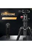 Zomei M6 DSLR Tripod 12kg Taşıma Kapasiteli Profesyonel Alüminyum Alaşım 161cm Çantalı thumbnail 4