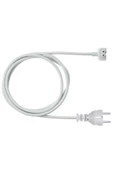 Macbook Şarj Adaptörü Uzatma Kablosu 1.8m Toprak Korumalı, TR Fiş, Galvanizli Kalaylı Kablo thumbnail 1