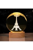 Cam Küre Işıklı Masaüstü Aydınlatma Oda Ve Salon Gece Lambası Dekoratif 6cm X 6cm thumbnail 1