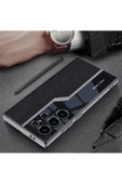 Galaxy S24  ile uyumlu Lüks Metal Görünümlü Kamera Koruma Carbon MagSafe ile uyumlu - 4