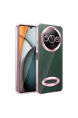 Xiaomi Redmi A3 4G 2024 ile uyumlu Kılıf Kamera Korumalı Logo Gösteren Parlak Colored Z-Omega - 1