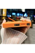 Galaxy S24 ile uyumlu Kamera Lens Aparatlı Stand Olabilen Magsafe ile uyumlu Şeffaf Color Magnetic - 2
