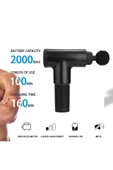 Masaj Aleti Kademeli 2000mah Batarya Derin Doku Kas Masaj Tabancası 4 Başlıklı F320 thumbnail 5