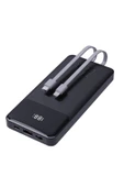 Led Ekranlı Powerbank 10000mah Dahili Type-c Kablo Dahili Lightning Kablo Iphone - 1