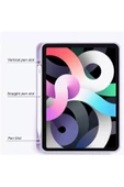 Galaxy Tab A9+ ile uyumlu Kılıf Lüks Kadife İç Kaplamalı Suni Deri, Mıknatıslı V- Stand Arka Kapak - 3