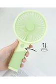Şarjlı Taşınabilir Mini USB Fan Telefon Standlı 3 Kademeli Mini Vantilatör Soğutucu 20cm YM88176 - 6
