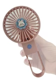 Şarjlı Taşınabilir Mini USB Fan Led Işıklı Masa Üstü 3 Kademeli Mini Vantilatör Soğutucu 11cm YS2269 - 1