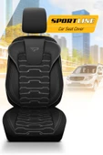 Panda Sportline Serisi Ingiliz Jakar Kumaş Ticari Oto Koltuk Kılıfı - Tam Set - 1