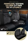 Panda Toronto Serisi Süet Kumaş Oto Koltuk Kılıfı - Tam Set - 3
