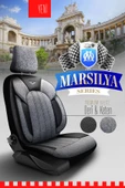 Panda Kılıf PANDA MARSİLYA SERİSİ KETEN KUMAŞ OTO KOLTUK KILIFI - TAM SET - 6