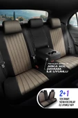 PANDA PRAG SERİSİ PİKE KUMAŞ OTO KOLTUK KILIFI - TAM SET - 2