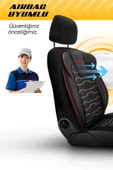 Panda Sportline Serisi Ingiliz Jakar Kumaş Ticari Oto Koltuk Kılıfı - Tam Set - 2