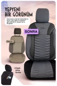 Panda Kılıf Panda Paris Serisi Pike Kumaş Oto Koltuk Kılıfı - Tam Set - 8