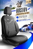 PANDA BOSTON SERİSİ KETEN KUMAŞ OTO KOLTUK KILIFI - TAM SET - 3