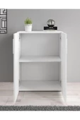 aden home senin evin senin dünyan Beyaz Ayakkabılık, Çok Amaçlı Dolap, %100 Mdf Ayakkabı Dolabı, Kapaklı Ayakkabılık - 6