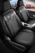 PANDA BOSTON SERİSİ KETEN KUMAŞ OTO KOLTUK KILIFI - TAM SET - 1