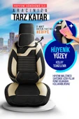 Ekru PANDA BOSTON SERİSİ VELUCANTRA KUMAŞ OTO KOLTUK KILIFI - TAM SET Universal - 4