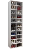 aden home senin evin senin dünyan Beyaz Ayakkabılık, Çok Amaçlı Dolap, %100 Mdf Ayakkabı Dolabı, Ayakkabılık Rafı - 2