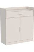 aden home senin evin senin dünyan %100 MDF Beyaz Ayakkabılık, Ayakkabı Dolabı, Kapaklı Ayakkabılık, Ahşap Ayakkabılık Rafı - 3