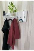 aden home senin evin senin dünyan Anahtar Askısı, Ahşap Anahtarlık Askısı, Duvara Monte Anahtarlık Askılık, Elbise Askılığı - 4