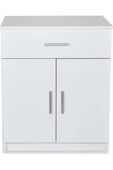 aden home senin evin senin dünyan Beyaz Dresuar, Çekmeceli Dresuar, Çekmeceli Dolap, Şifonyer, Çok Amaçlı Kapaklı Dolap, %100 MDF - 3