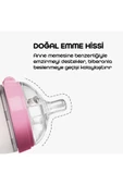 Comotomo Antikolik Silikon Biberon 2'li 150ml Pembe - Yavaş Akışlı (0-3 AY) Yenidoğan - 2