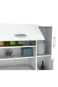 aden home senin evin senin dünyan Hazır Mutfak Dolabı, Çok Amaçlı Mutfak Dolabı, Erzak Kiler Dolabı, Beyaz MDF, 180x100cm, MDLP30 - 3