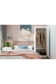 aden home senin evin senin dünyan 2 Kapaklı Beyaz Gardırop, %100 Mdf Gardırop, Elbise Dolabı - 6