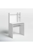 aden home senin evin senin dünyan %100 MDF Çalışma Masası, Bilgisayar Masası, Kitaplıklı Çalışma Masası, Beyaz Ders Çalışma Masası - 3
