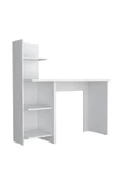 aden home senin evin senin dünyan %100 MDF Çalışma Masası, Bilgisayar Masası, Kitaplıklı Çalışma Masası, Beyaz Ders Çalışma Masası - 4