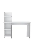 aden home senin evin senin dünyan %100 MDF Çalışma Masası, Bilgisayar Masası, Kitaplıklı Çalışma Masası, Beyaz Ders Çalışma Masası - 3