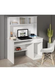 aden home senin evin senin dünyan %100 MDF Çalışma Masası, Bilgisayar Masası, Kitaplıklı Çalışma Masası, Ofis Masası Çocuk Genç Odası - 1