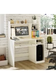 aden home senin evin senin dünyan %100 MDF Çalışma Masası, Bilgisayar Masası, Kitaplıklı Çalışma Masası, Ofis Masası Çocuk Genç Odası - 5