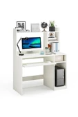 aden home senin evin senin dünyan %100 MDF Çalışma Masası, Bilgisayar Masası, Kitaplıklı Çalışma Masası, Ofis Masası Çocuk Genç Odası - 4