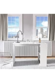 aden home senin evin senin dünyan Beyaz Çalışma Masası, Kitaplıklı Çalışma Masası, Ofis Çalışma Masası, Ders Çalışma Masası - 3