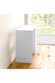 aden home senin evin senin dünyan Kitaplıklı Çalışma Masası, %100 Mdf Beyaz Çalışma Masası, Ofis Çalışma Masası, Genç Odası - 6