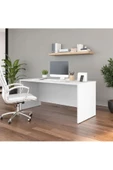 aden home senin evin senin dünyan Beyaz Çalışma Masası, Ofis Büro Çalışma Masası, Ders Çalışma Masası 160x60cm - 1