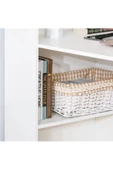 aden home senin evin senin dünyan Beyaz Çalışma Masası, %100 Mdf Kitaplıklı Çalışma Masası, Ofis Çalışma Masası, Ders Çalışma Masası - 3