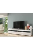 aden home senin evin senin dünyan Beyaz TV ünitesi, MDF TV ünitesi, Kapaklı TV Sehpa Ünitesi, Beyaz MDF TV Ünitesi Konsol TVU116 - 1