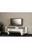 aden home senin evin senin dünyan Beyaz TV Ünitesi, MDF TV Ünitesi, Kapaklı TV Sehpa Ünitesi, Beyaz MDF TV Ünitesi Konsol, TVU95 - 3